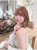 ショート ボブ インナー 艶髪 韓国風 レイヤーカット253