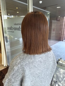 ヘアメイク シュシュ(Hair make chou chou) 切りっぱなしボブ/外ハネボブ/髪質改善/透明感カラー