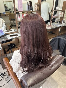 シエル フクオカ(CIEL FUKUOKA) ピンクブラウン／ダブルカラー／