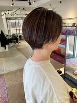 ファイブシーン アオヤマ(5SCENE AOYAMA)&nbsp;小顔見せショートボブスタイル