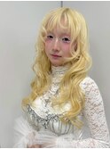 14350ホワイトアッシュ抜きっぱなしブリーチホワイトブロンド