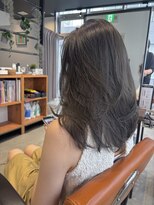 フリック 堺東店(FLICK) ミディアムレイヤー/オリーブグレー/堺東