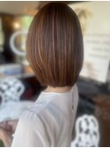 ハイライトショートボブ