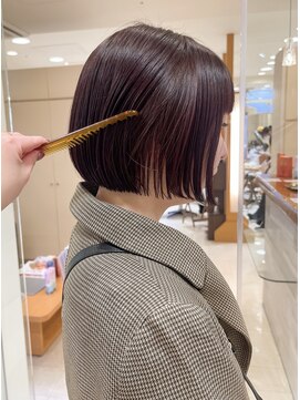 モリオ フロム ロンドン サッポロファクトリー店(morio FROM LONDON) morio札幌　札幌ボブ　ミニボブ　暖色カラー