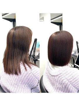 髪質改善/縮毛矯正/美髪/酸性ストレート/白髪染め/ヘッドスパ