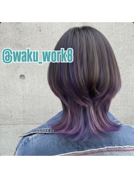 ルミエ ヘアサロン 経堂店(Lumie hair salon) Wolf Layer×Aurora Color