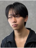 マッシュ/黒髪/ナチュラルマッシュ/メンズ/ツーブロック