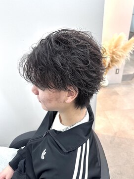 アレンヘアー 梅田店(ALLEN hair) 束感フェザーショート/メンズパーマ/梅田