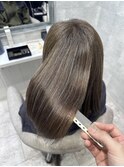 白髪ぼかし/脱白髪染め/脱白髪染めハイライト/透明感