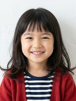 と和 巣鴨 【キッズ】柔らかい質感の外ハネセミディ&シースルーバング