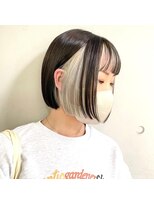 フェイス 石川町 (FACE) 切りっぱなしボブ×ポイントブリーチ×インナーカラー×横浜