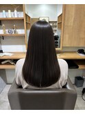 ダークグレージュロング