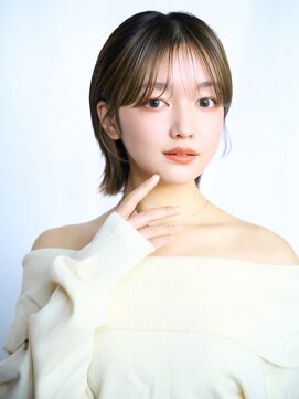 エインアンリー 表参道(AIN.ANLY.) 大人可愛い20代30代40代レイヤーボブ大人前髪透明感カラー