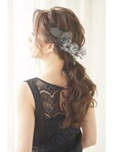 結婚式や二次会にローポニースタイル
