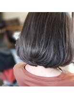 ルーセントヘアー(LUCENT HAIR) グレージュ×ボブ　☆ネイビーカラー☆