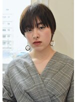 ユノ(juno)&nbsp;【Lepes】スリークハンサムショート★ダークアッシュグレージュ