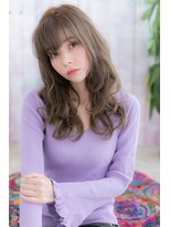 ミック 日暮里店(miq)&nbsp;くせ毛風エアリーカール…外国人風シークレットグラデーションb