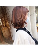 ソア(soa)&nbsp;レイヤーボブ×暖色カラー