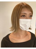 エヌヘアーファクトリー(n hair factory)&nbsp;切りっぱなし外ハネボブ