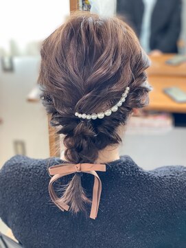 リルグリーン(Lil green) 編みおろしアレンジ