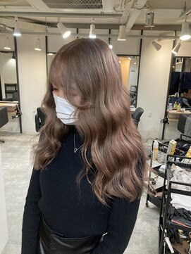 ラフ 難波店(LAFF) #黒髪#ボブルフ#ネビージュ#小顔#ワンレン