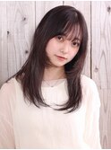 レイヤースタイル×グレージュ