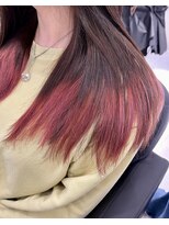 エース 春日部店(A)&nbsp;ピンクレッド裾カラー