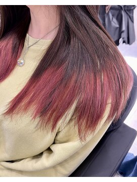 エース 春日部店(A) ピンクレッド裾カラー