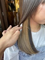 アン(Hair make un)&nbsp;インナーカラー【ハイライトカラー/ダブルカラー/ブリーチ/韓国