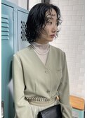 ショートボブパーマ