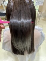 アズール 草加(azule) 髪質改善カラー　ブラウン　ツヤ髪スタイル