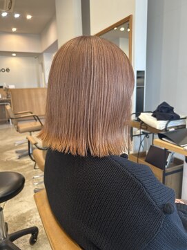 カノエ 山口小郡店(canoe) ハイトーンカラー×外ハネボブ