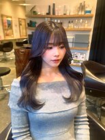 アルーシェ 新宿店(Alushe)&nbsp;韓国レイヤー×ラベンダーグレージュ×髪質改善