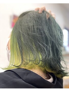 シエロヘアー(Cielo hair) ダブルグリーンカラー