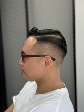 ヘアーラボ 樟葉(Hair Labo) サイドパート スキンフェード 枚方 樟葉