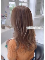 エフ(F)&nbsp;ミルクティー☆ハイライト