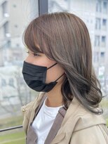 ネバーランド 平成店(NEVER LAND)&nbsp;オリーブベージュのハイライトカラー