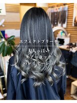 ヘアーメイク ダンス(hair make DANCE)&nbsp;バレイヤージュ履歴からエアータッチバレイヤージュ　グレージュ