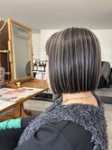 ＊ボブ×コントラストハイライト＊
