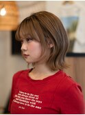 ミディアムレイヤー＊顔周りレイヤー＊銀座＊軽やかレイヤー