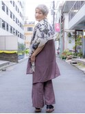 [白髪染め]→[グレイヘア移行]大人グラデーション/50代60代70代
