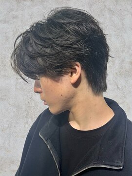 アノ 別府店(Ano.) 大分ニュアンスパーマセンターパートフェザーパーマ毛流れパーマ