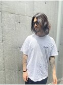 サーフカール/フェザーパーマ/刈り上げセンターパート/溝の口