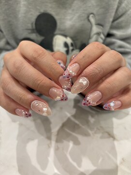 ゼスト パーク(ZEST PARK) チェックネイル/ガーリーネイル