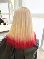 アンドソー 池袋(&so.)&nbsp;ミルクティーベージュ/エンドカラー/デザインカラー/池袋