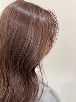 ラボヌール ヘアーウル 春日部西口店(La Bonheur hair heureux)&nbsp;ピンクハイライトカラー