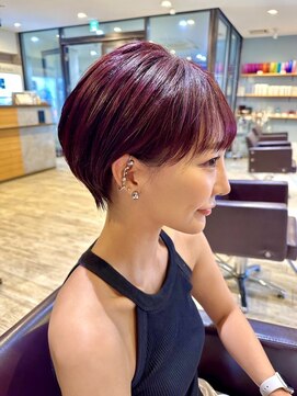 西宮/髪質改善/縮毛矯正/丸みショート/マッシュショート