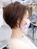 グランデュール 東静岡池田店(GRANDEUR)&nbsp;大人ショートボブピンクベージュ 20代30代40代東静岡草薙