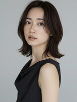 シータ 成増(THETA)&nbsp;【20代30代40代】小顔くびれボブ×透明感ベージュ/前髪なし成増