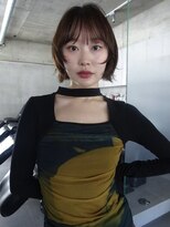 フィルムス 表参道(FILMS)&nbsp;ミニボブレイヤー/レイヤーカット/ウォームベージュ/前髪/表参道